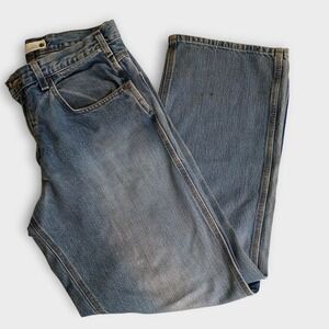Carhartt Mens Relaxed Fit Straight Leg Denim Jeans Blue‎ Wash Size 32x32